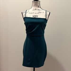 Elegant Teal Dress